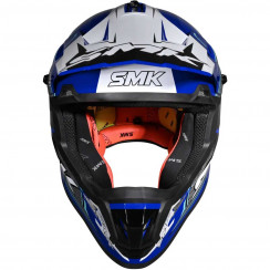 Мотошлем SMK Allterra Maverix, цвет Синий/Черный/Белый GL521