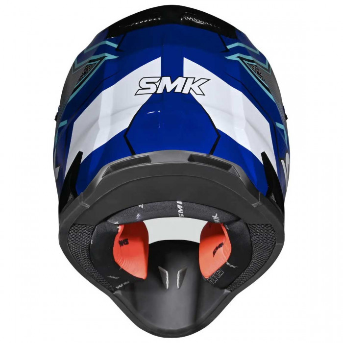 Мотошлем SMK Allterra Maverix, цвет Синий/Черный/Белый GL521