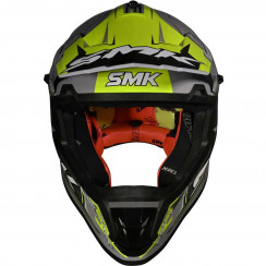 Мотошлем SMK Allterra Maverix, цвет Серый/Желтый/Черный GL624