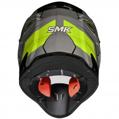 Мотошлем SMK Allterra Maverix, цвет Серый/Желтый/Черный GL624