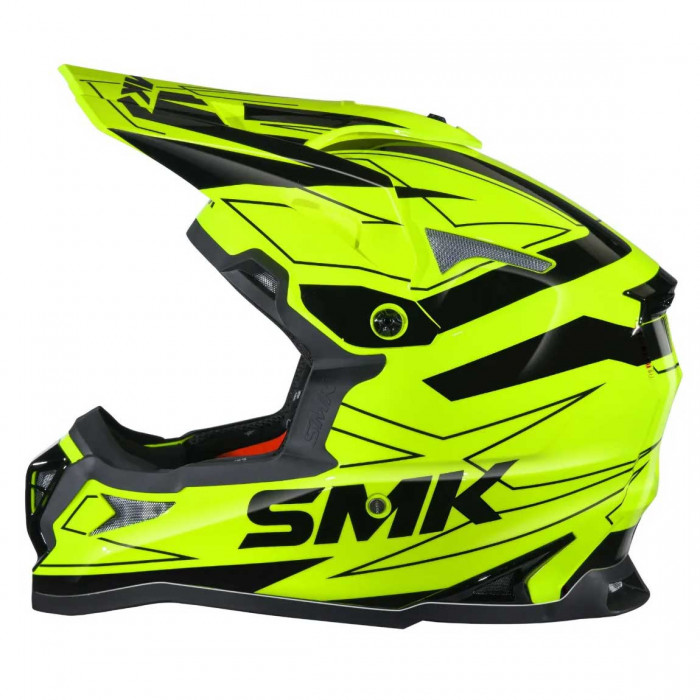 Мотошлем SMK Allterra Slope, цвет Черный/Желтый GL420