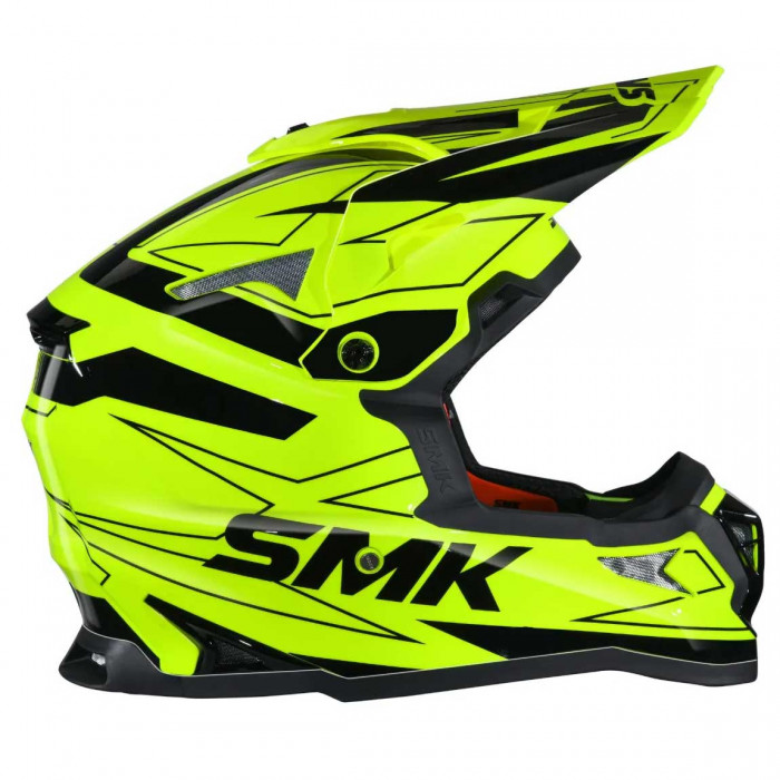 Мотошлем SMK Allterra Slope, цвет Черный/Желтый GL420
