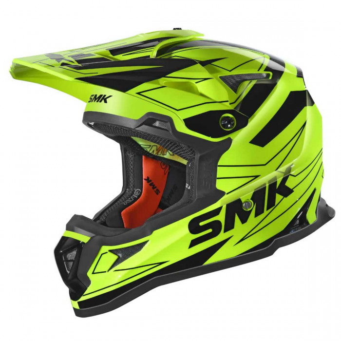 Мотошлем SMK Allterra Slope, цвет Черный/Желтый GL420