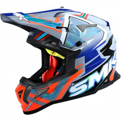Мотошлем SMK Allterra X-Aces, цвет Синий/Красный/Белый GL657