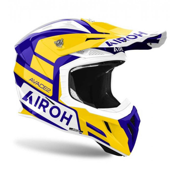 Мотошлем Airoh AVIATOR ACE SAKE Glossy, жёлтый, S