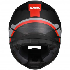 Мотошлем SMK Bionic Kore, цвет Черный/Красный/Белый MA263