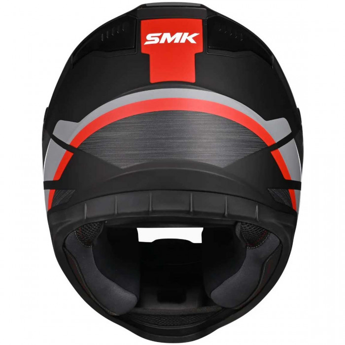 Мотошлем SMK Bionic Kore, цвет Черный/Красный/Белый MA263