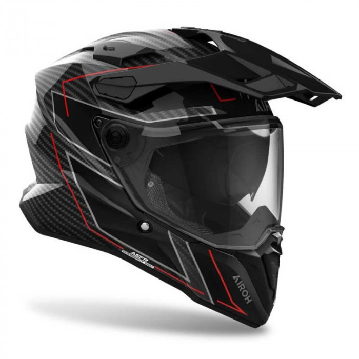 Мотошлем Airoh COMMANDER CARBON Stylish Glossy, 2XL