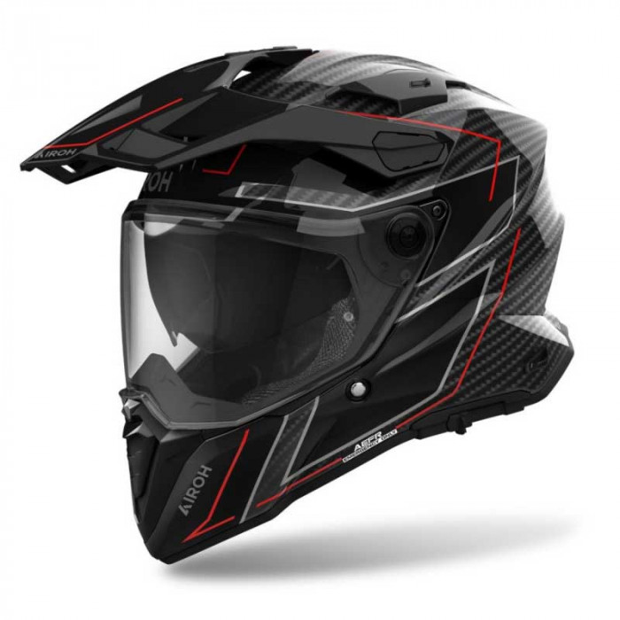 Мотошлем Airoh COMMANDER CARBON Stylish Glossy, 2XL