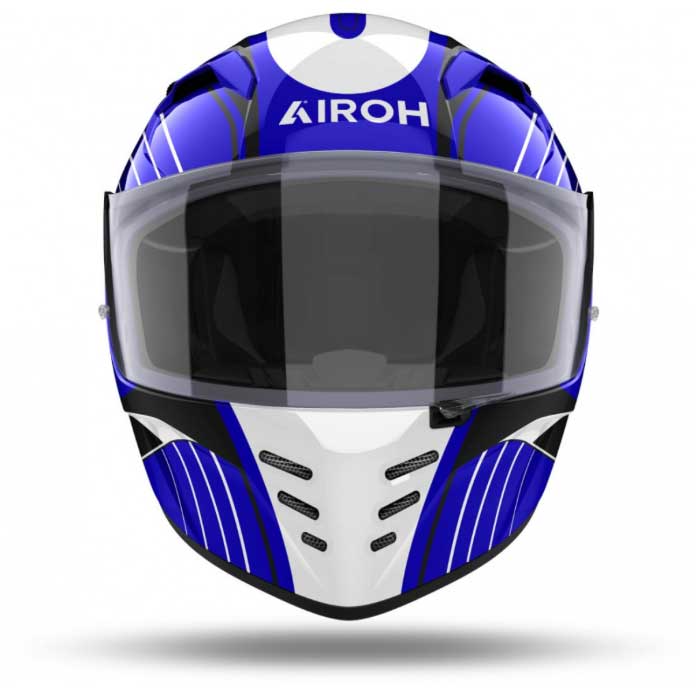 Мотошлем Airoh CONNOR ACHIEVE Glossy, синий, 2XL