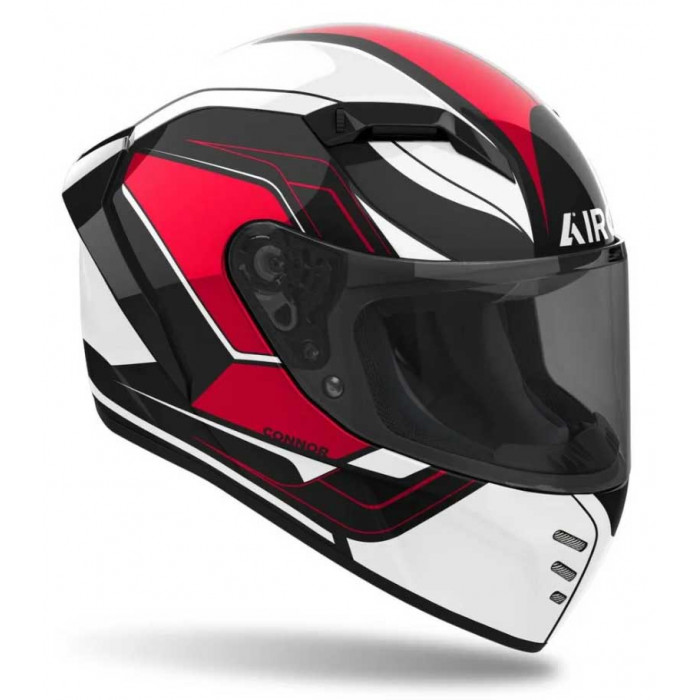 Мотошлем Airoh CONNOR DUNK Glossy, красный, 2XL