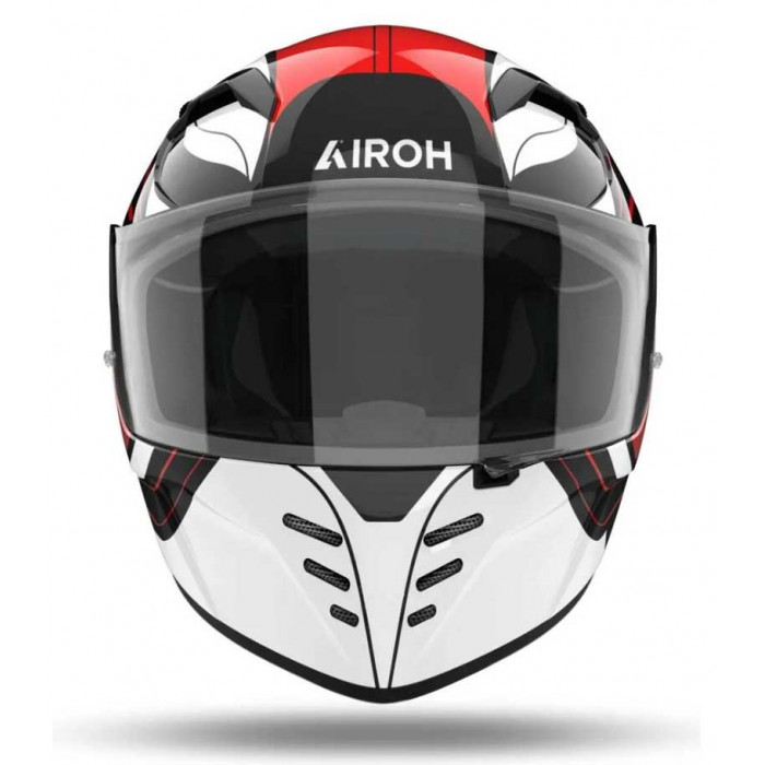 Мотошлем Airoh CONNOR DUNK Glossy, красный, 2XL