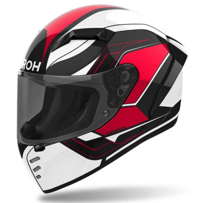 Мотошлем Airoh CONNOR DUNK Glossy, красный, 2XL