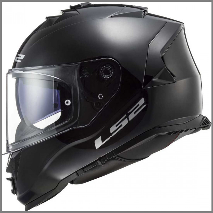 Мотошлем LS2 FF800 STORM II SOLID, черный