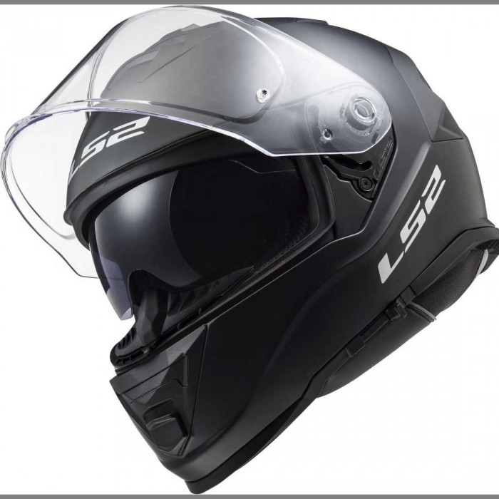 Мотошлем LS2 FF800 STORM II SOLID, черный матовый