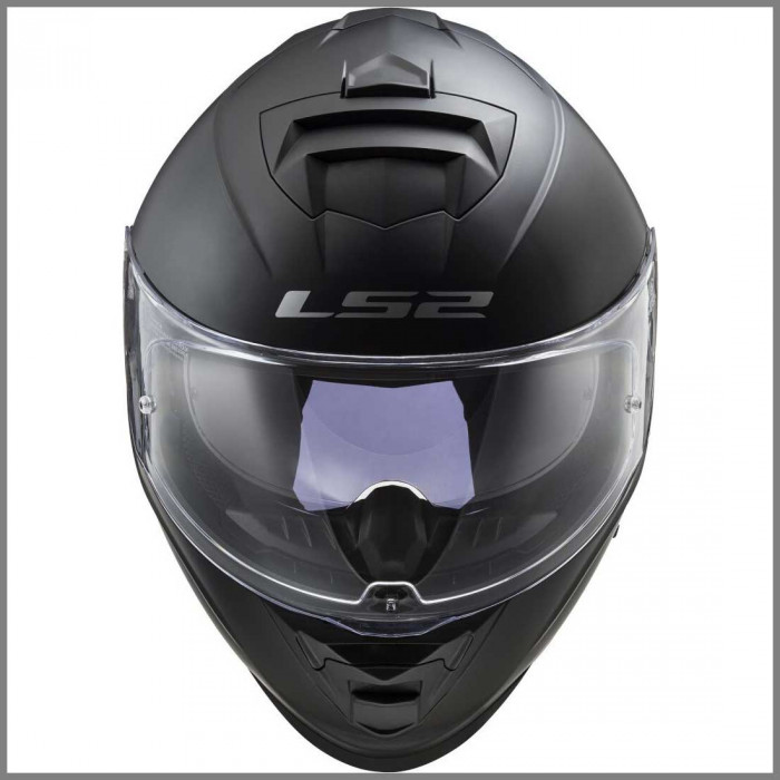Мотошлем LS2 FF800 STORM II SOLID, черный матовый