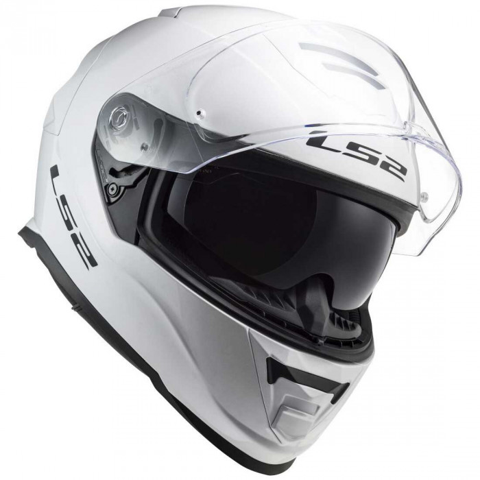 Мотошлем LS2 FF800 STORM II SOLID белый, глянцевый, белый, XS