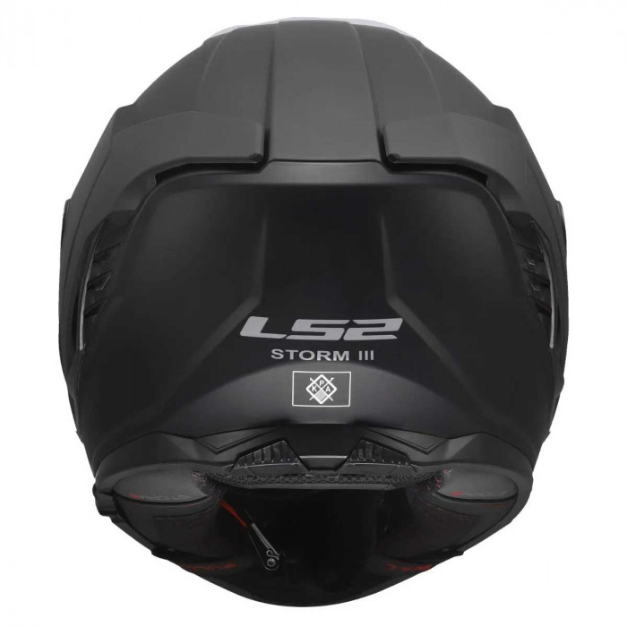 Мотошлем LS2 FF818 STORM III SOLID, черный матовый, размер XS