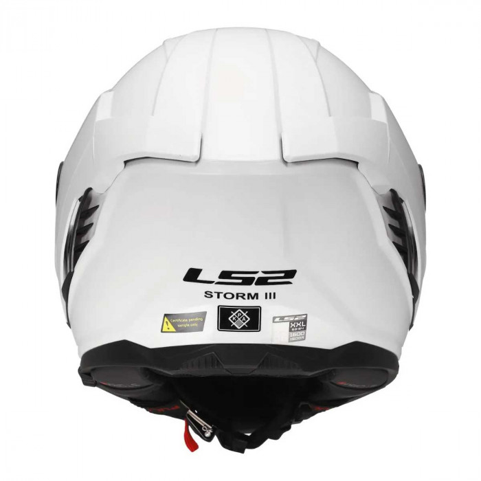 Мотошлем LS2 FF818 STORM III SOLID, белый, размер XS