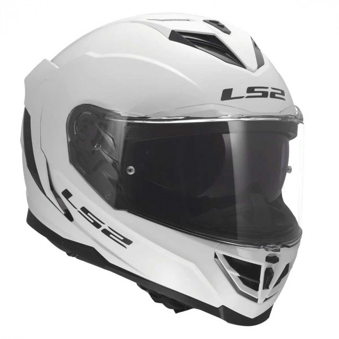 Мотошлем LS2 FF818 STORM III SOLID, белый, размер XS