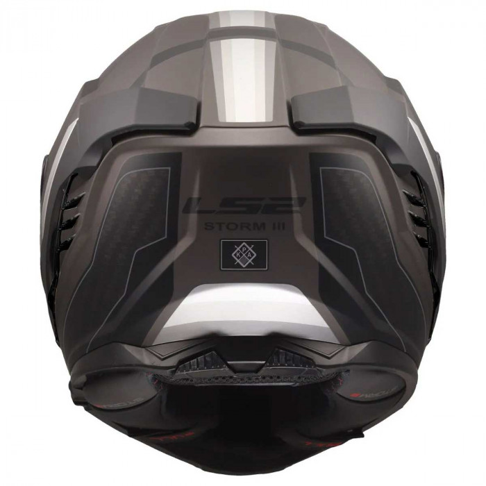 Мотошлем LS2 FF818 STORM III SPORTY, черно-серый матовый, размер XS