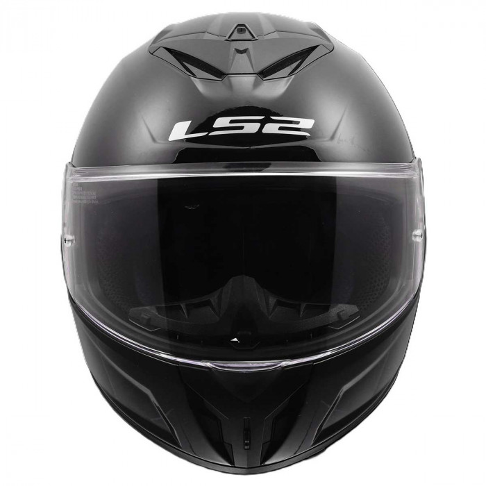 Мотошлем LS2 FF820 RAPID III SOLID, черный, размер 2XL