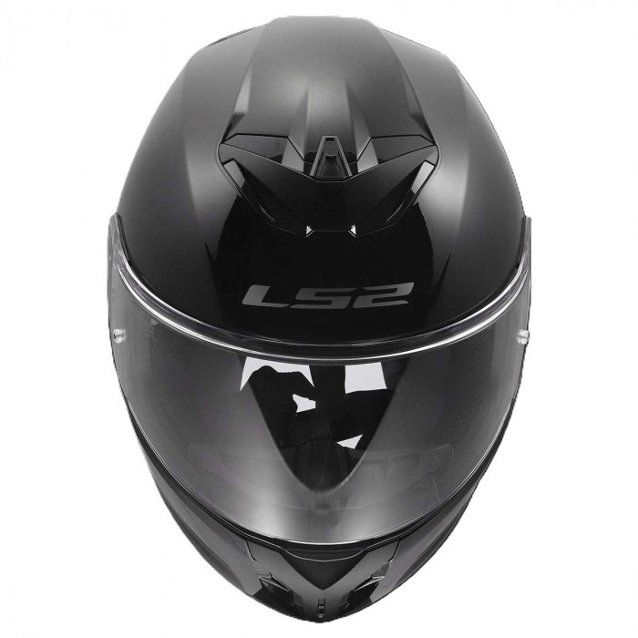 Мотошлем LS2 FF820 RAPID III SOLID, черный, размер 2XL