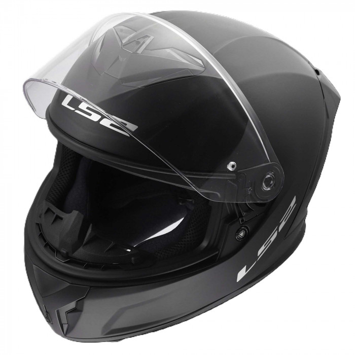 Мотошлем LS2 FF820 RAPID III SOLID, черный матовый, размер XS