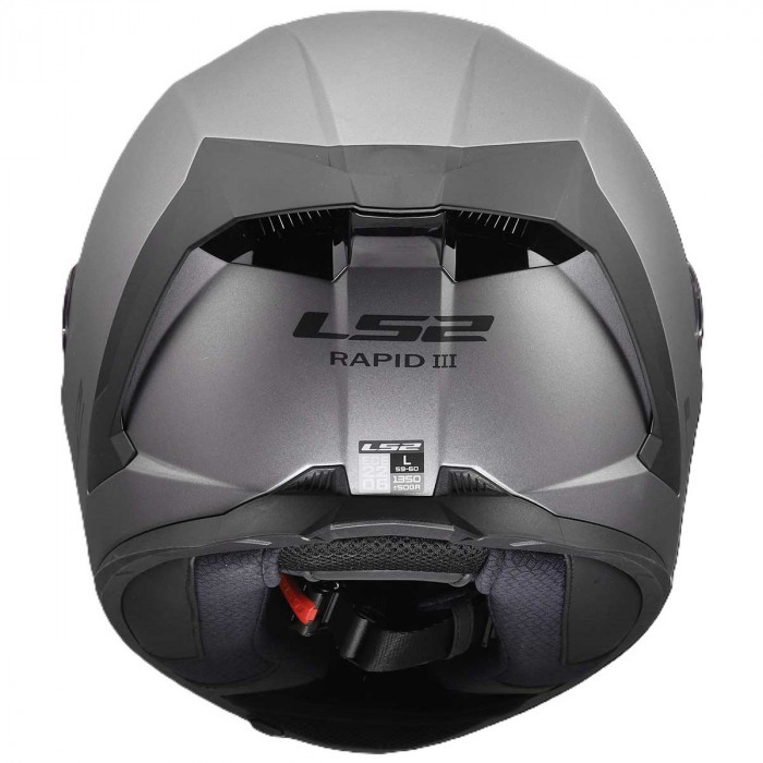 Мотошлем LS2 FF820 RAPID III SOLID, серый матовый, размер L