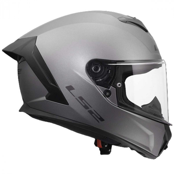 Мотошлем LS2 FF820 RAPID III SOLID, серый матовый, размер L
