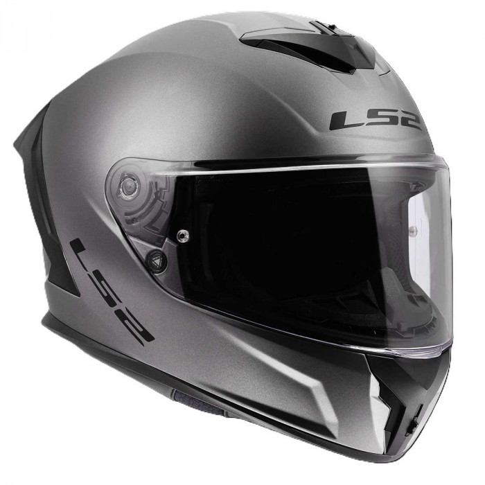 Мотошлем LS2 FF820 RAPID III SOLID, серый матовый, размер L