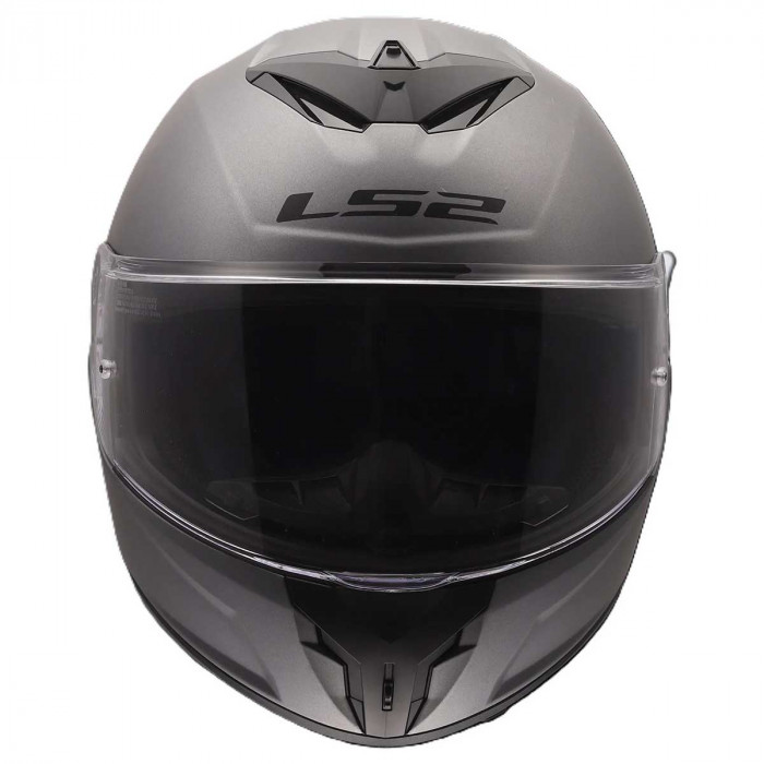 Мотошлем LS2 FF820 RAPID III SOLID, серый матовый, размер L