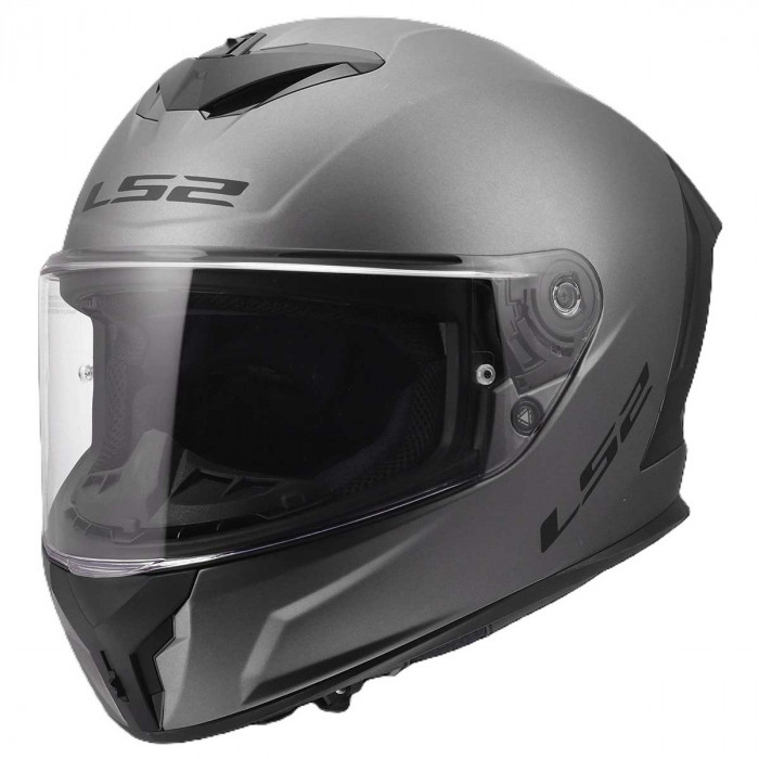 Мотошлем LS2 FF820 RAPID III SOLID, серый матовый, размер L