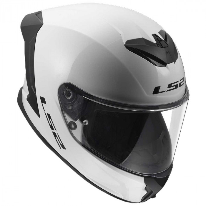 Мотошлем LS2 FF820 RAPID III SOLID, белый, размер S