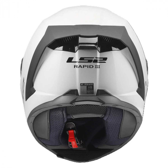 Мотошлем LS2 FF820 RAPID III SOLID, белый, размер S
