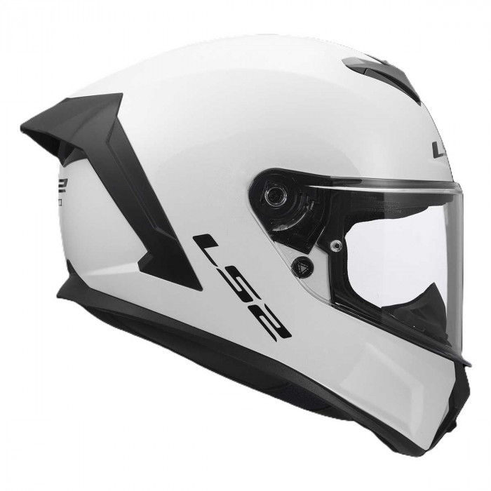 Мотошлем LS2 FF820 RAPID III SOLID, белый, размер S