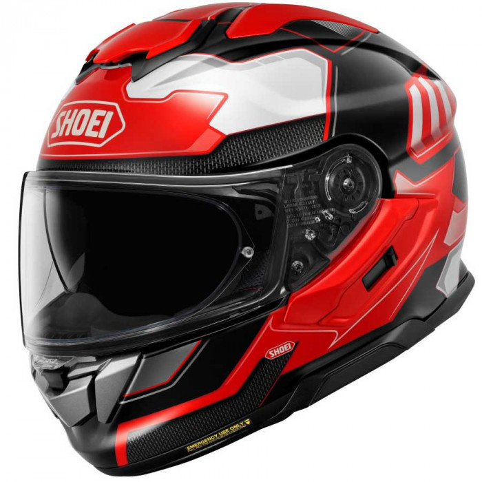 Мотошлем SHOEI GT-Air 3 AGILITY, красно-черно-белый