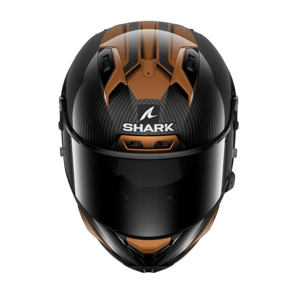 Мотошлем SHARK AERON CARBON SKIN, цвет Черный/Медный, Размер M