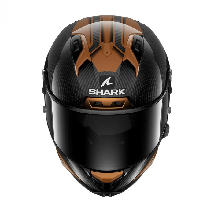 Мотошлем SHARK AERON CARBON SKIN, цвет Черный/Медный, Размер XL
