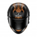 Мотошлем AERON CARBON SKIN, цвет Черный/Медный, Размер M