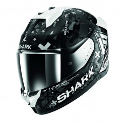 Мотошлем SHARK SKWAL i3 HELLCAT, цвет Черный/Белый, Размер XL