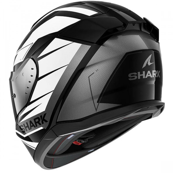 Мотошлем SHARK D-SKWAL 3 SIZLER, цвет Черный/Белый/Серый, Размер L