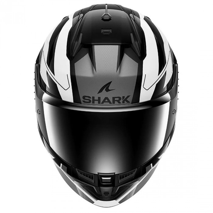 Мотошлем SHARK D-SKWAL 3 SIZLER, цвет Черный/Белый/Серый, Размер 2XL