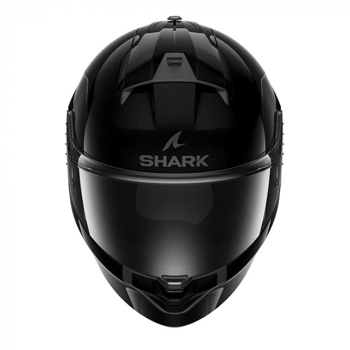 Мотошлем Shark RIDILL BLANK, чёрный, глянцевый, 2XL