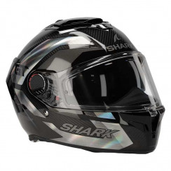 Мотошлем SHARK SPARTAN GT PRO RITMO CARBON, цвет Антрацит Карбон/Серебристый