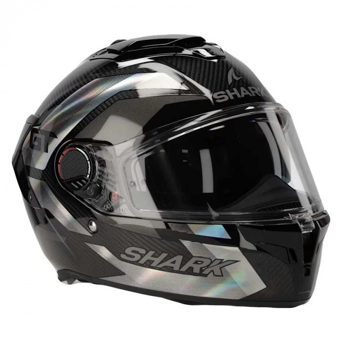 Мотошлем SHARK SPARTAN GT PRO RITMO CARBON, цвет Антрацит Карбон/Серебристый
