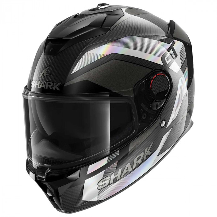 Мотошлем SHARK SPARTAN GT PRO RITMO CARBON, цвет Антрацит Карбон/Серебристый, Размер M