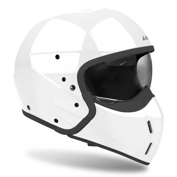 Мотошлем Airoh J110 COLOR Gloss, белый, глянцевый, L