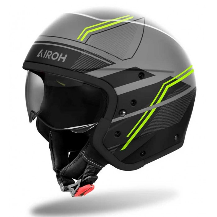 Мотошлем Airoh J110 SLIM, жёлтый матовый, S