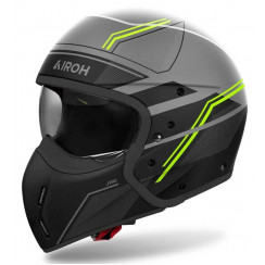 Мотошлем Airoh J110 SLIM, жёлтый матовый, S